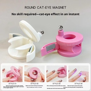 NUEVO Imán Superfuerte Ojo de Gato para Uñas, Herramienta Magnética de Succión Automática para Arte de Uñas Ojo de Gato con <span class=keywords><strong>Luz</strong></span> Ancha y Lateral, Estilo Francés - Product Image 2