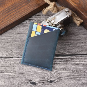 Tarjetero de Cuero Genuino al por Mayor, Personalizable con Logotipo, Minimalista, Delgado, <span class=keywords><strong>para</strong></span> Tarjetas y Efectivo - Product Image 5
