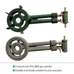 Industrielles Langlebiges und Robustes Tragbares Kochgerät 2-flammiger Gusseisenbrenner Runde Gusseisenbrenner - Product Image 4