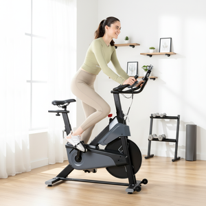 <span class=keywords><strong>Bicicleta</strong></span> Estática de Interior para Uso Doméstico <span class=keywords><strong>con</strong></span> Resistencia Magnética de Pulso Manual, <span class=keywords><strong>Bicicleta</strong></span> de Spinning <span class=keywords><strong>con</strong></span> Volante de Inercia de 10 kg para Uso en Interiores - Product Image 1