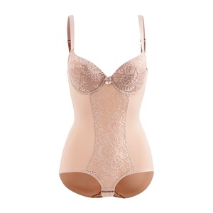 Combinaison sexy pour femme, <span class=keywords><strong>couleur</strong></span> nude, body sculptant, body briefer avec dentelle, respirant, style quotidien - Product Image 1