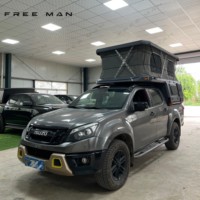 Camping-car léger à toit relevable, type caravane, pour pick-up Jiangxi Isuzu D-MAX