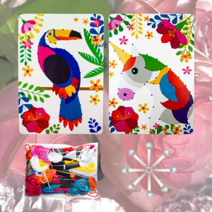 Handgemaakt Doe-Het-Zelf Materiaalpakket Creatief Cadeau Voor Kinderen Ouder-Kind Garen Tekening Plastic Eva Nagelwikkeling Schilderij Nieuwigheidsgeschenken - Product Image 2