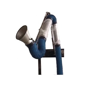 <span class=keywords><strong>Campana</strong></span> de extracción de humos de esqueleto externo flexible Brazo de recolección de polvo de humo Extractor de humos Manguera de succión - Product Image 2