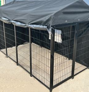 Heavy Duty grande cane all'aperto gabbia per animali domestici saldato filo <span class=keywords><strong>Pet</strong></span> stabulario/<span class=keywords><strong>Pet</strong></span> Dog recinzione gabbia del canile/con copertura impermeabile - Product Image 1