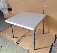 Table de Banquet Pliante en Plastique Résistant pour Fêtes, Mariages, Événements et Salons Professionnels