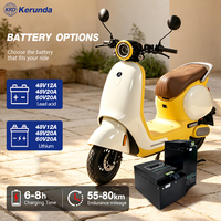 Vélo électrique urbain 60V avec moteur brushless 10 pouces, écran LCD, suspension, siège réglable et pneus antidérapants pour les trajets urbains