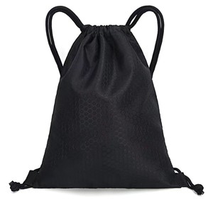 Hot Sale Custom Logo Sport Travel Waterproof Polyester <b>Drawstring</b> <b>Backpack</b> Bag with Zipper Pocket for Women Man Gym - Product Image 6