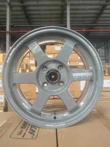 ล้อแม็กซ์รถยนต์ ดีไซน์ <span class=keywords><strong>TE37</strong></span> ขนาด <span class=keywords><strong>15</strong></span> นิ้ว 5 รู  <span class=keywords><strong>ขอบ</strong></span>ล้ออัลลอยด์ 4X100 4X114.3 PCD 40 มม. ET - Product Image 3