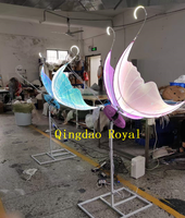 Décoration de mariage en gros d'usine lumières papillon mobiles lampe papillon LED pour la décoration de fête