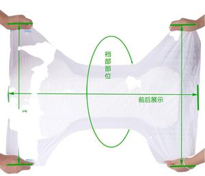 Заводские брюки от недержания, детские подгузники для взрослых с принтом, Лидер продаж, тканевые Нетканые Пластиковые Одноразовые Сухие Поверхности - Product Image 5