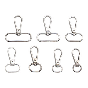 Pinrui <b>Snap</b> <b>Hook</b> Alloy Barrel-Plated Plate <b>Hook</b> For Keychains Bag Straps Pet Accessories - Product Image 1