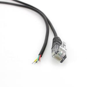 Câble d'extension personnalisé 6P4C RJ11 vers fil ouvert | Convertisseur de ligne téléphonique modem <span class=keywords><strong>ADSL</strong></span> | Câblage blindé de qualité industrielle - Product Image 4