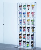 Vitrine de présentation en plastique acrylique pour figurines, présentoir multicouche pour boîtes mystères, support mural, boîte transparente pour comptoir de magasin