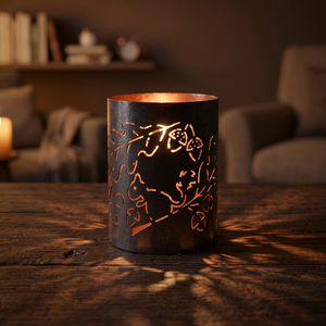 Jaula para velas perforada y grabada - Product Image 2