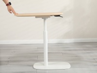 Table d'appoint pneumatique élégante ergonomique ADA Bureau de café de console réglable en hauteur rotative à 360 ° pour une utilisation dans le salon