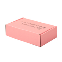 Logo personnalisé presse sur l'emballage des ongles ondulé expédition ongles boîte postale pr pour presse sur les ongles