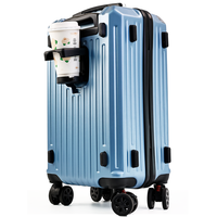 Ensemble de bagages rigides ABS+PC 20 24 28 pouces avec roulettes universelles, valise de voyage avec serrure TSA, valise durable
