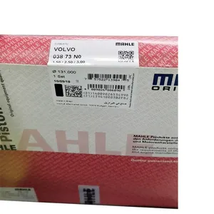 Chính Hãng MAHLE 03873NO Volvo 20747511 Chất Lượng Hàng Đầu D13 Piston Ring Kit Cho Động Cơ Diesel Máy Xúc EC380 EC480 Phụ Tùng