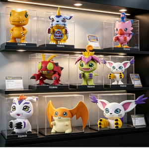 Venta al por mayor de figuras de acción de PVC de 3-4CM de los personajes japoneses <span class=keywords><strong>Agumon</strong></span>, Palmon, Patamon, Piyomon, Pukamon y Gomamon (12+ unidades) - Product Image 2