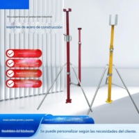 Étais de coffrage réglables en acier galvanisé pour la construction, vérins de soutènement, système d'échafaudage
