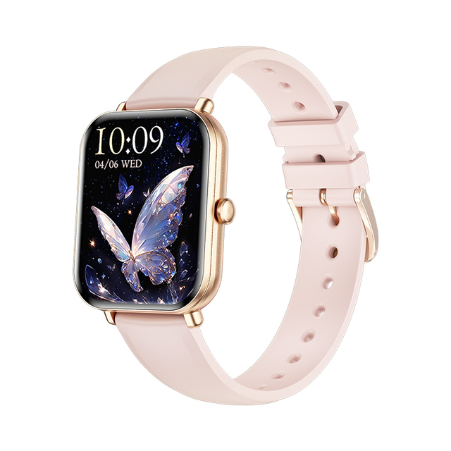 Karen M Aluminum Alloy Smart Watch KM66 for Women, 1.75inch Display Custom Watch Faces Phone Call Message Push Health Monitoring