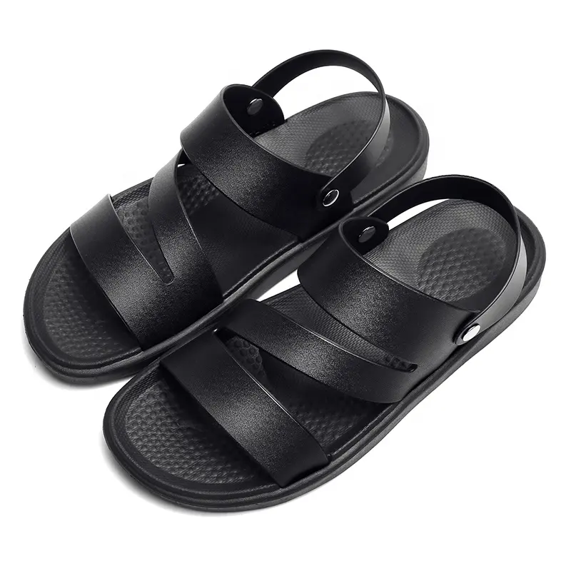 New Arrival 2021 Summer Men Flat Sandal Shoes Custom Logo Comfortable Outdoor Beach Men Sandals