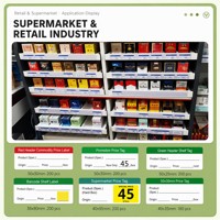 Printer Thermal Portabel Komersial Koneksi BLE USB untuk Label Harga Supermarket Ritel Kabel Label Printer Genggam Tanpa Tinta