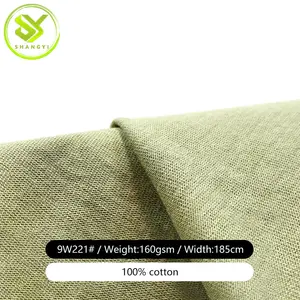 Tessuto di puro cotone 160Gsm 100% cotone buon tessuto nuovissimo tessuto di abbigliamento di qualità più venduto all'ingrosso