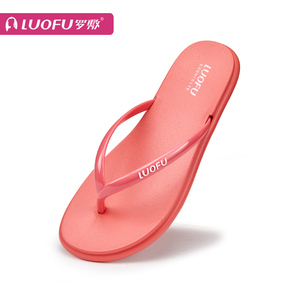 2021 HOT SALE LUOFU Summer Beach Thong Women's Slim Flip Flops PVC Sole Sandals Beach Slippers <strong>Shower</strong> <strong>Slides</strong> - Product Image 4