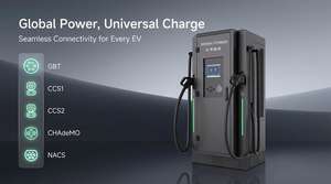 Chargeur rapide DC 120 kW pour véhicules électriques et camions, compatible CCS1 CCS2, avec terminal <span class=keywords><strong>de</strong></span> paiement HPC GB/T, station <span class=keywords><strong>de</strong></span> charge triphasée - Product Image 6