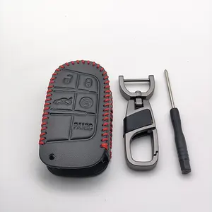 Car Remote Key Case Cover Shell For Jeep Renegade Grand Cherokee For Dodge Ram Charger 1500 Challenger Chrysler 300C Journey