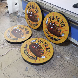 لوحة ثلاثية الأبعاد مصنوعة في الخارج حسب الطلب ، علامة في الأماكن المغلقة ، علامة الإعلان في الهواء الطلق - Product Image 2