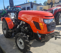 Tracteur compact multifonctionnel 25 CV pour serres, avec cadre de sécurité et conception étroite, idéal pour divers types de serres, vergers et exploitations agricoles