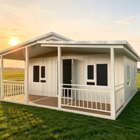 Maison conteneur modulaire préfabriquée Shinestone à double aile extensible, bâtiment mobile compact, conception personnalisée, hébergement portable