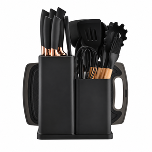 Ensemble d'ustensiles de cuisine modernes et durables en silicone de qualité alimentaire (12/19), gris, 10 pièces, vente chaude - Product Image 1