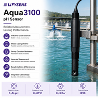 Sonde de pH numérique en ligne IP68 Aqua3100 avec coque en ABS et fibre de verre, sonde 3/4 NPT pour eau du robinet et alimentation en eau secondaire