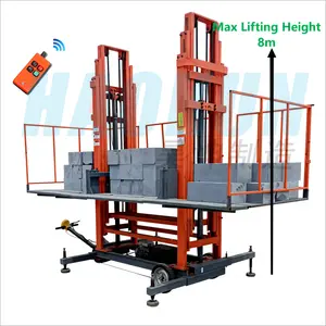 galvanized steel movable scissor lift scaffold 1000 kg of hydraulic hoist electric workshop wall working platform