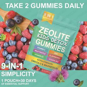 Complément Multivitaminé Personnalisable 9-en-1 : Zeolite, Oméga-3, Magnésium, Sureau, Chardon-Marie, Gummies Zeolite pour Enfants - Product Image 5