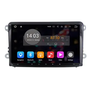 Touch Screen Octa Core รถ Dvd Player Android 10 Universal Dvd วิทยุ Gps ซิมการ์ด4G สำหรับ Volkswagen passat Magotan Golf