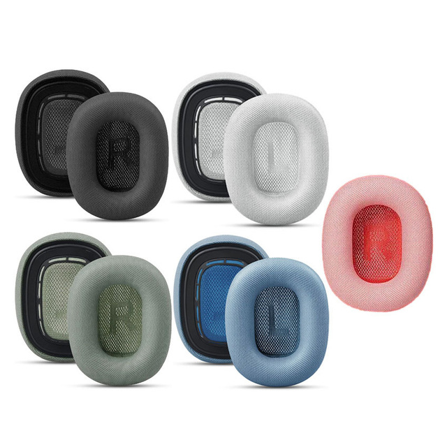 Ear Pads Replacement for Airpods Max Over-Ear Headphones Earpads Cushions with Protein Leather Softer Foam