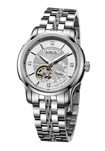 Customized Luxury Men's Stainless Steel Mechanical <b>Watch</b> Water Resistant Pointer Dial Chronograph Fashion Hangzhou Movement - Product Image 4