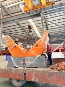 Macchina ribaltatrice per blocchi di pietra a 90 gradi per impieghi gravosi, ribaltatore a catena per lastre, attrezzatura per la movimentazione di lastre per cave e fabbriche - Product Image 2