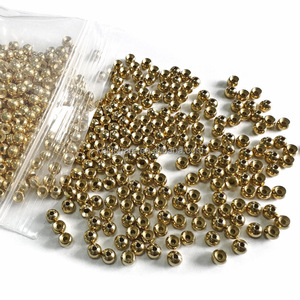 Cuentas de Tungsteno Color Dorado de 2.5-4.0mm, Cabezas de Moscas Ninfa, para Atado de Moscas, Pesas de Pesca, Accesorios de Pesca - Product Image 3