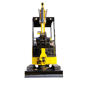 Mini-excavatrice sur chenilles de type jaune avec pièces structurelles renforcées pour la construction et l'exploitation minière - Product Image 4