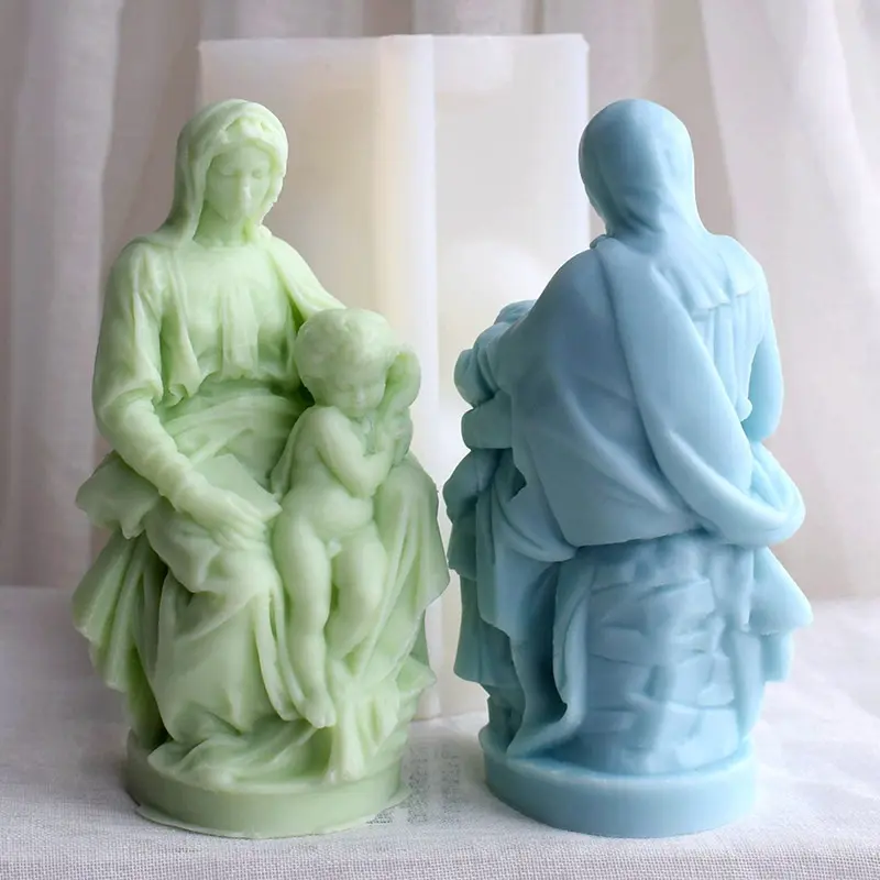 M4181 The Madonna Mold Artwork Candle Making Mold