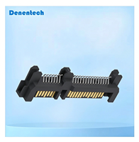 Connecteur d'alimentation pour disque dur SATA 7+15P mâle à souder pour PCB HDD Denentech