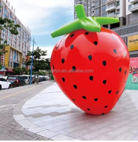 Pomme rouge gonflable / Modèle de pomme gonflable géante / Fruit gonflable pour la publicité en extérieur