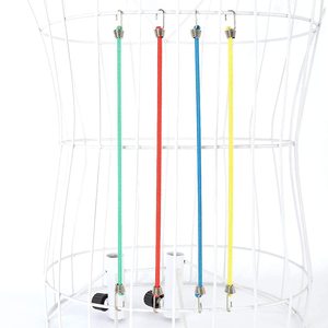 Cordon élastique XSTRAP avec crochet en J, 18 pouces, corde élastique en nylon haute résistance, résistance à la rupture de 70 kg, certifié GS/TUV pour camion de fret, moto - Product Image 4