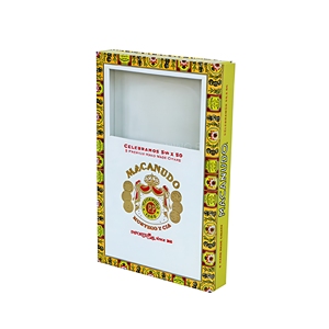 Boîte rigide magnétique pliable personnalisée Dr.Box avec couvercle à fermeture magnétique, emballage pour cigares, boîtes pliantes en papier avec fenêtre transparente - Product Image 3